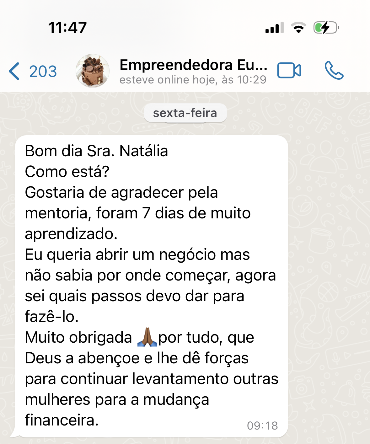 DEPOIMENTO EMPREENDEDORA EURIZIA2024